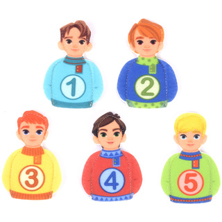 Пальчиковый театр Братцы пальчики (5 элементов, фетр)