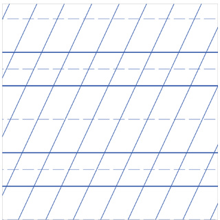 Маркерное поле "Линейка" для работы на классной доске (1 часть). строка разделена