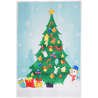 Панно Елка с игрушками