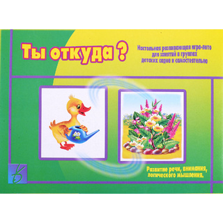 Развивающая игра "Ты откуда" (остатки)