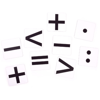 Набор магнитных карточек "Знаки действий" (фон белый)