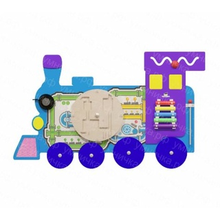 Бизиборд "Паровоз" (настенный)