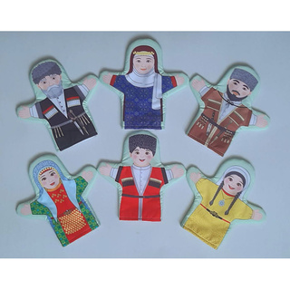 Набор рукавичек "Семья дагестанская" 6 штук