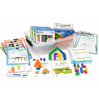 Академия математики с соединяющимися кубиками в начальной школе (комплект для класса)