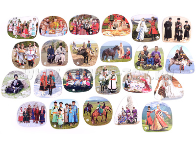 Магнитные карточки Народы и народности