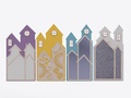 Набор настенных панелей "Домик" (4 шт.)