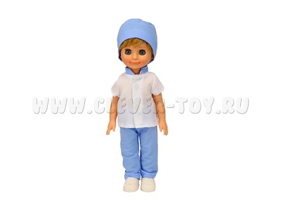 Кукла Мальчик в костюме Доктора.30 см.
